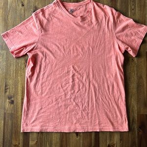 R&R | Casual Orange Men’s Cotton TShirt | Size Large